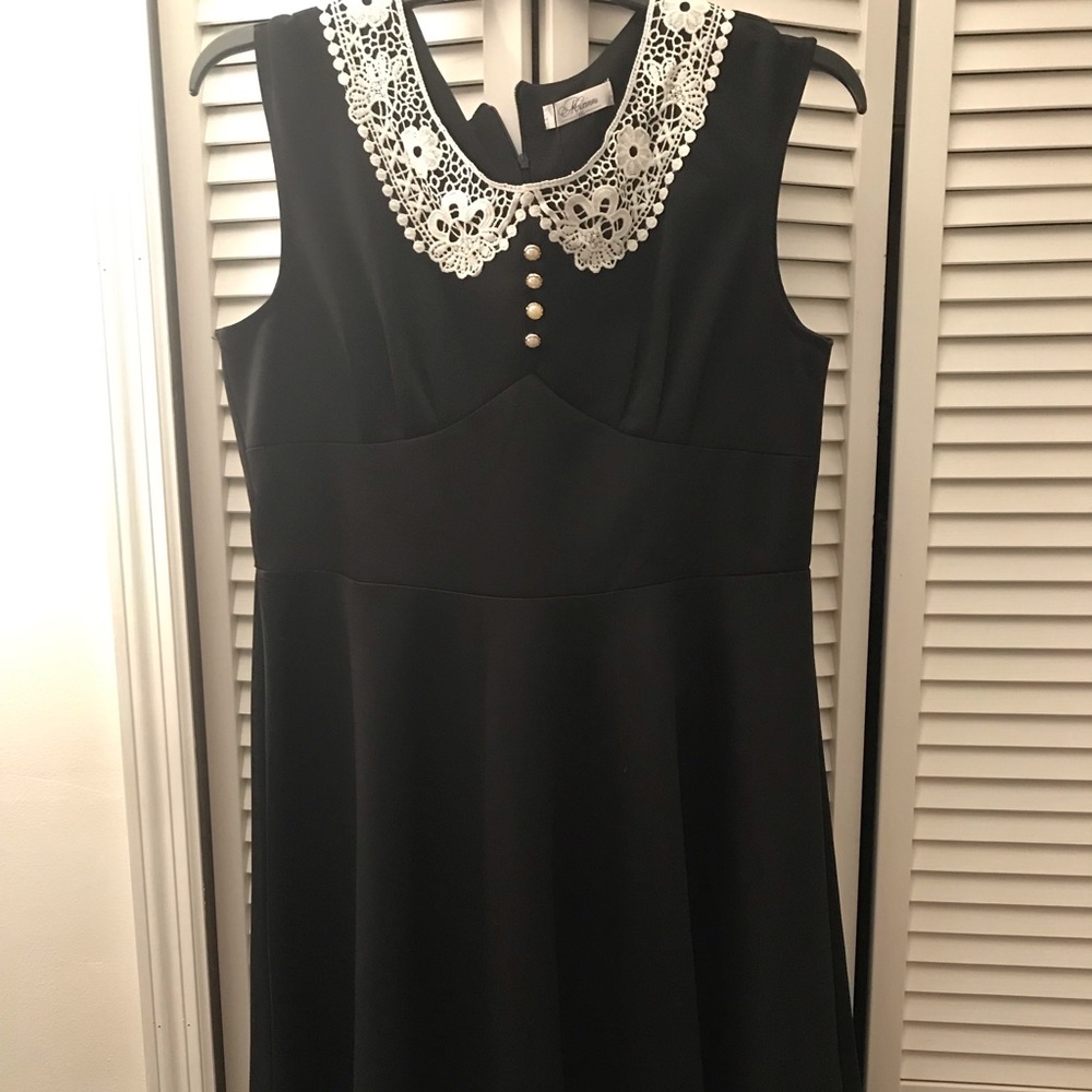 Black retro dress